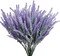 12 Bundles Artificial Lavender Flowers Fake Lifelike lavender bunches Faux Lavender Bouquet Plastic Lavender Plant Outdoor Indoor